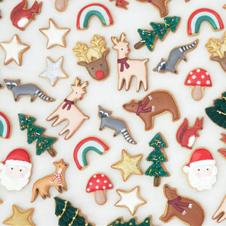Woodland Christmas Motif Cookie Cutters