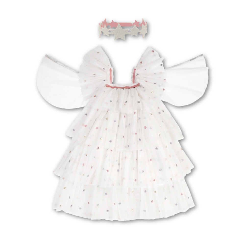 Meri Meri Sequin Tulle Angel Costume 5-6 years Meri Meri Sequin Tulle Angel Costume 5-6 years