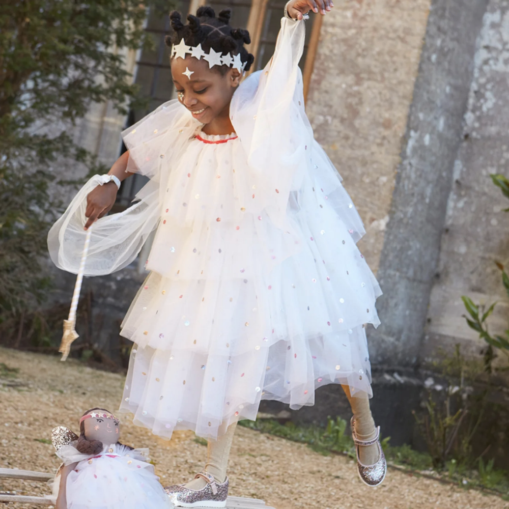 Meri Meri Sequin Tulle Angel Costume 5-6 years Meri Meri Sequin Tulle Angel Costume 5-6 years