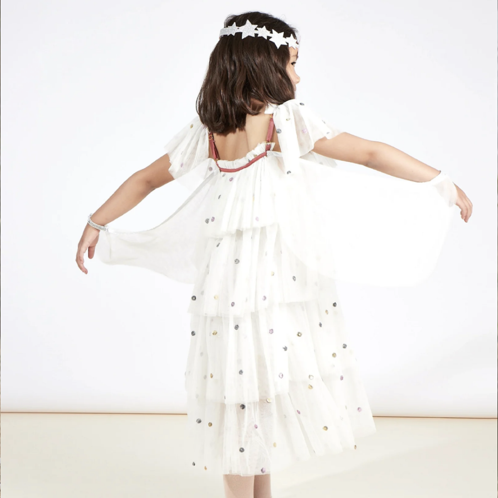 Meri Meri Sequin Tulle Angel Costume 5-6 years Meri Meri Sequin Tulle Angel Costume 5-6 years