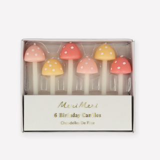 Meri Meri Mushroom Birthday Candles on DLK