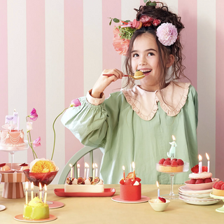 Rainbow Twisted Birthday Candles Meri Meri on Design Life Kids