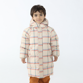 Tinycottons Check Padded Winter Jacket on Design Life KIds