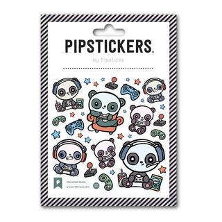 Pro Gamer Panda Stickers