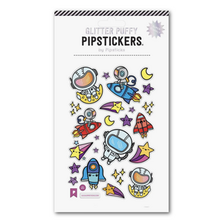 Puffy Adorable Astronauts Stickers