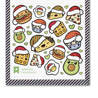Christmas Seasons Eatings Stickers on DLK