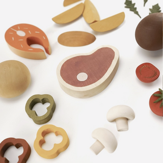 Sabo Concept Wooden Dinner Play Food on DLK