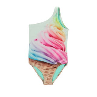 Molo Girls Nia Rainbow Softice Ice Cream Swimsuit on DLK