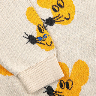 Bobo Choses Knit Mouse Sweater for kids at DLK 