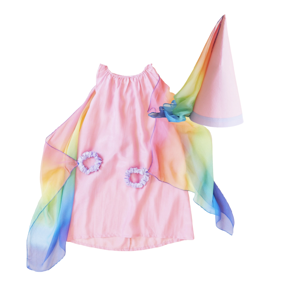 Fairy Princess Silk Dress Up Set for kids on DLK Fairy Princess Silk Dress Up Set for kids on DLK