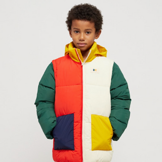 Bobo Choses Color Block Padded Coat Vest for kids on DLK