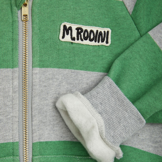 Mini Rodini Stripe Zip Hoodie for kids on DLK