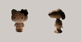 Wooden Snoopy and Hello Kitty on Design Life Kids
