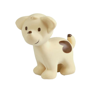 Natural Rubber Puppy Dog Baby Teething, Bath Toy at Design Life Kids