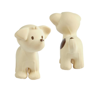 Natural Rubber Puppy Dog Baby Teething, Bath Toy at Design Life Kids
