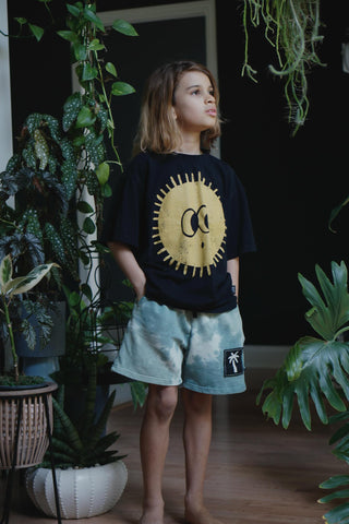 Sunny Side Up Skate T-Shirt Little Man Happy on Design Life Kids