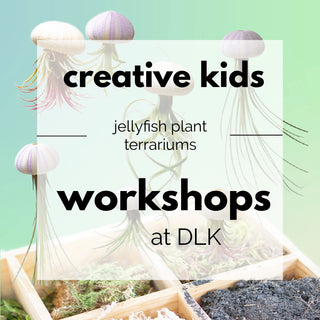 Kids Creative Jellyfish Terrarium Workshop at DLK Design Life Kids