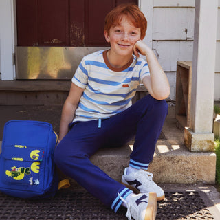 Navy Jogger Mon Coeur on Design Life Kids