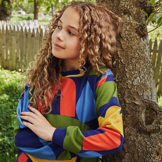 Fall Shapes Sweatshirt Mon Coeur on Design Life Kids