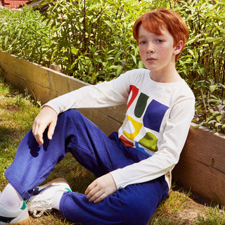 Shapes Long Sleeve T-Shirt Mon Coeur on Design Life Kids