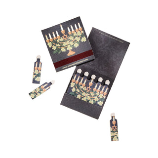 Unique Floral Menorah Matchbooks at DLK