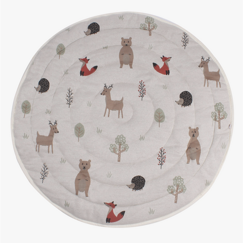 Forest Friend Quilted Round Mat NCU0DV1200