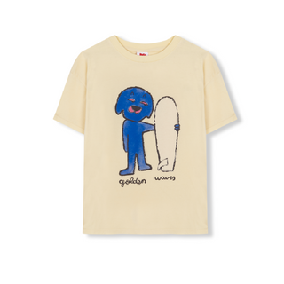 Fresh Dinosaurs Dog Surfer T-Shirt on DLK on Design Life Kids