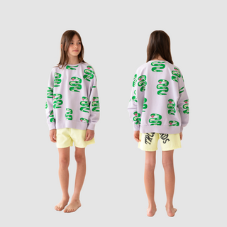 Fresh Dinosaurs Kids Snake Sweatshirt on Design Life Kids