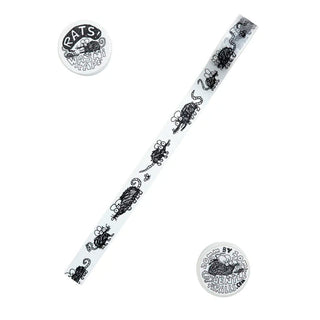 Gentle Thrills Rats Washi Tape on DLK