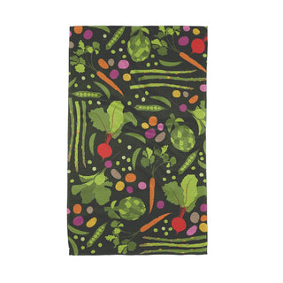 Vegetable Spring Sprout Geometry Towels at Design Life Kids