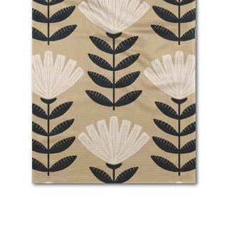 Modern Floral Geometry Towels at Design Life Kids