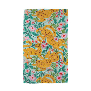 Geometry Cheetah Haven Towels at Design Life Kids