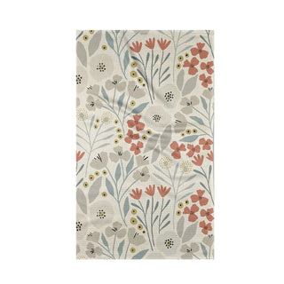Geometry Fiona Cream Floral Towel at DLK