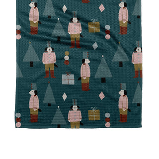 Geometry Modern Nutcracker Dog Print Tea Towel at DLK