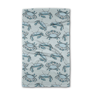 Blue Crab Geometry Towels at Design Life Kids
