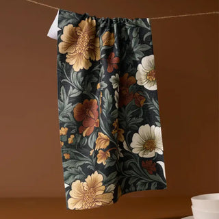 Floral Geometry Towels at Design Life Kids
