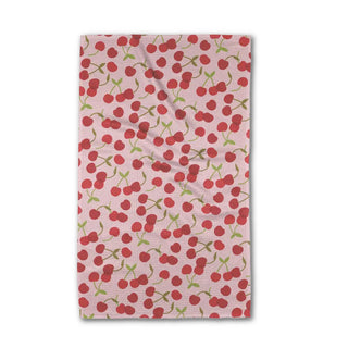 Cheery Cherries Geometry Towel at Design Life Kids