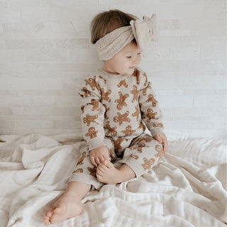 Gingerbread Jumpsuit Luna & Luca on Design Life Kids