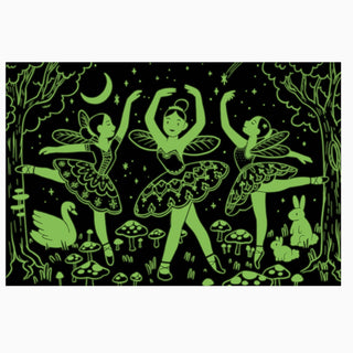 Glow in the Dark Ballet Dancers Puzzle at Design Life Kids
