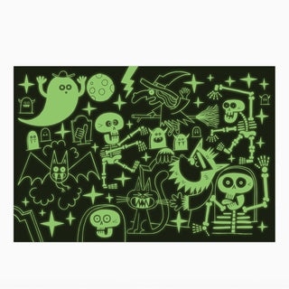 Glow in the Dark Haunted Graveyard Puzzle