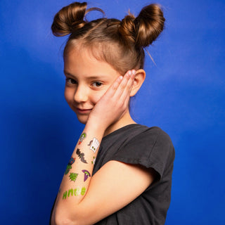 Kids Glow in the Dark Temporary Tattoos on DLK