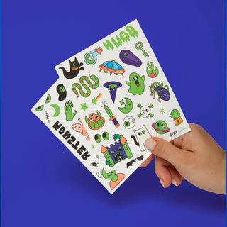 Kids Glow in the Dark Temporary Tattoos on DLK