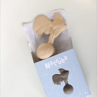 Natruba Goldfish Teether Rattle Baby Toy at Design Life Kids