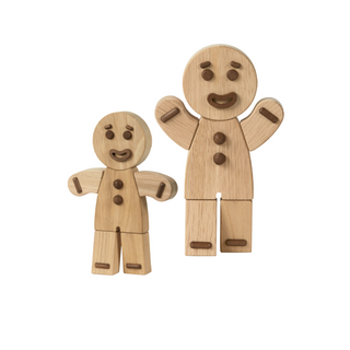 Boyhood Gingerbread Man Oak Figurine on DLK