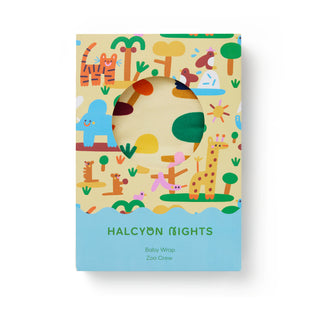 Halcyon Nights Zoo Crew Swaddle Blanket at DLK