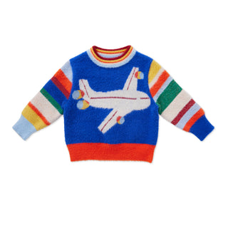 Halcyon Nights Kids Cars & Planes Beep Beep Knit Sweater at DLK