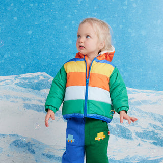 Halcyon Nights Beep Beep Airplane Puffer Jacket at DLK