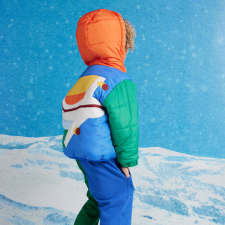 Halcyon Nights Beep Beep Airplane Puffer Jacket at DLK