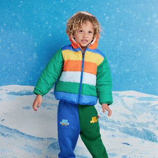 Halcyon Nights Beep Beep Airplane Puffer Jacket at DLK