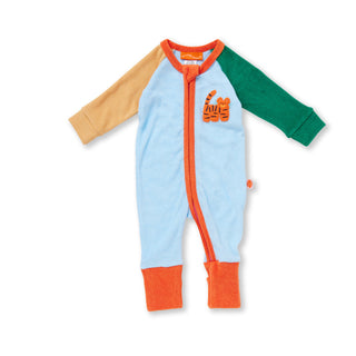 Halcyon Nights Tiger Terry Romper at Design Life Kids